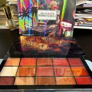 Revolution Pink and Orange Eyeshadow Palette Vibrant Shimmer Matte